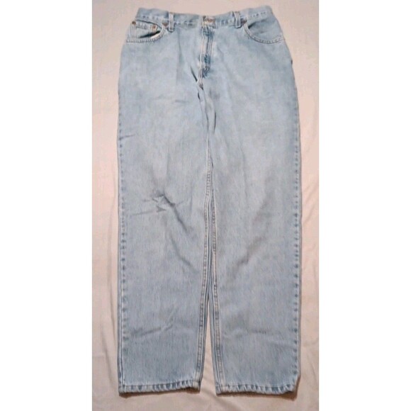 Vintage Levis 550 Jeans Womens 16 Mis M Blue Denim Relaxed Fit Tapered Leg - Picture 1 of 6
